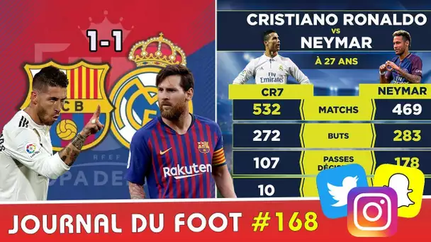 NEYMAR vs RONALDO au même âge, pas de vainqueur dans le CLASICO