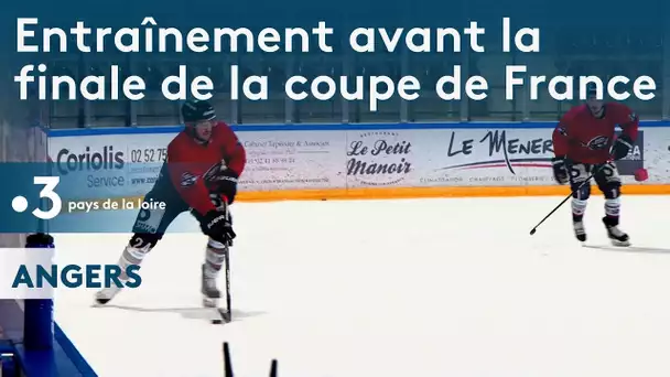 Hockey sur glace : dernier entraînement pour les Ducs d'Angers avant la coupe de France