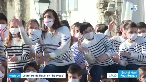 INSOLITE. 200 collégiens réunis pour un "body tap" sur le Boléro de Ravel