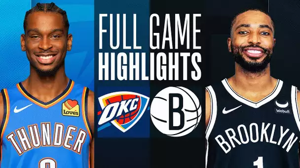 THUNDER at NETS | FULL GAME HIGHLIGHTS | January 5, 2024