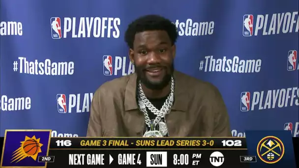 Deandre Ayton Game 3 Postgame Press Conference | #NBAPlayoffs