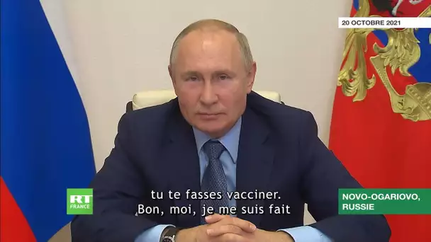 Vaccination contre le Covid : Vladimir Poutine appelle ses concitoyens à agir «de façon responsable»