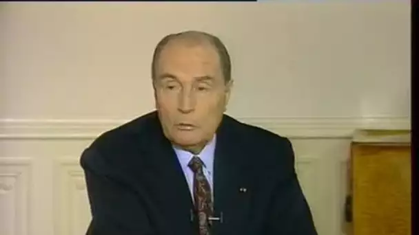 Entretien à l'Elysée avec François Mitterrand