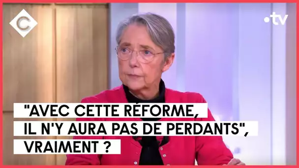 Retraites : semaine cruciale pour le gouvernement - Élisabeth Borne - C à Vous - 06/03/2023