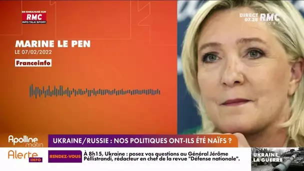 Toute la politique française assurait que la Russie n'envahirait pas l'Ukraine