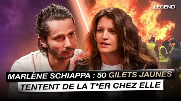 Marlène Schiappa : 50 gilets jaunes tentent de la t*er chez elle