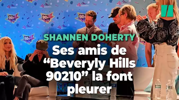 Shannen Doherty reçoit une standing ovation de ses amis de « Beverly Hills 90210 »