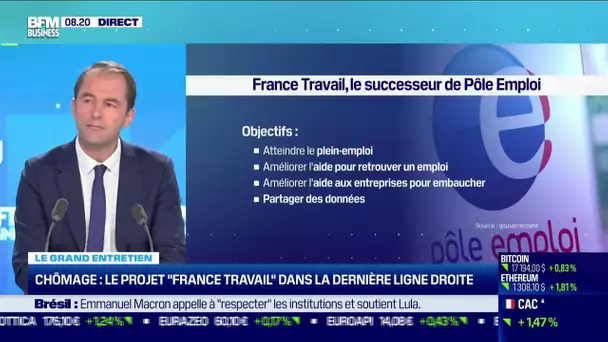 Chômage: le projet "France Travail" dans la dernière ligne droite