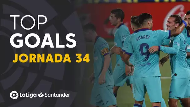 Todos los goles de la jornada 34 de LaLiga Santander 2019/2020