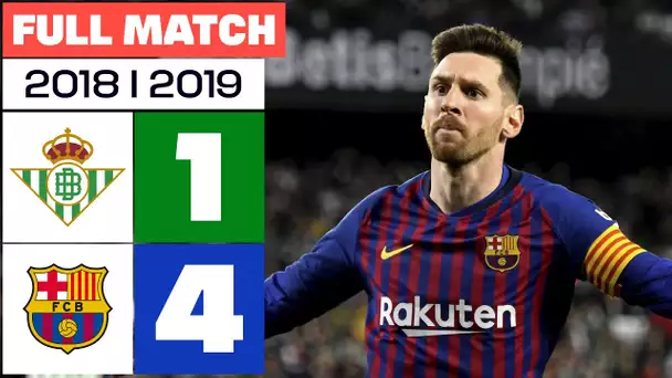 Real Betis - FC Barcelona (1-4) LALIGA 2018/2019 FULL MATCH