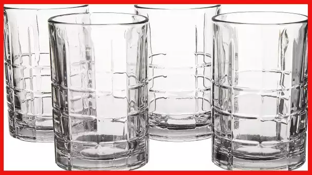 Anchor Hocking Manchester Drinking Glasses, 16 oz (Set of 4), Clear, 4 Count (Pack of 1)