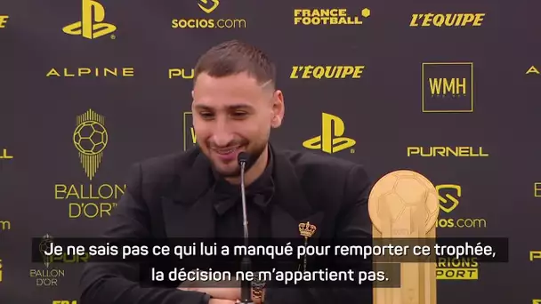 🏆⚽️ Ballon d'Or 🗨️ Donnarumma : "J'admire beaucoup Mendy"