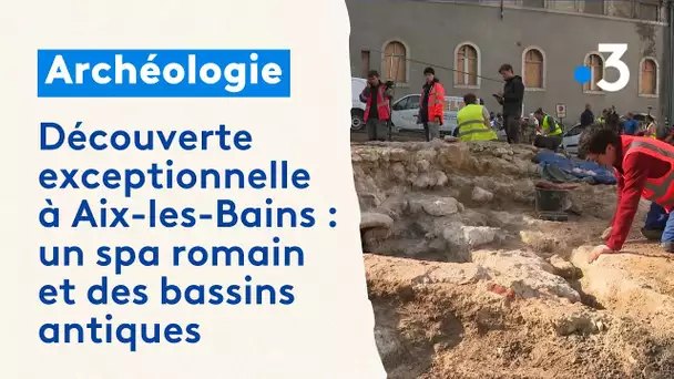 Une étudiante fait une découverte archéologique exceptionnelle : des bassins et un spa romain