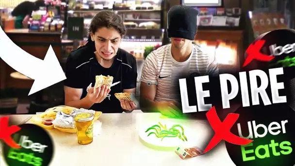 JE LUI COMMANDE LE PIRE UBER EATS DU MONDE !😭🍕 (Il trouve un cheveux dedans)