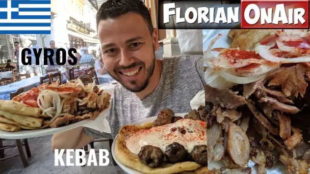 Le GYROS est-il le VRAI KEBAB GREC? Je TESTE à ATHENES! - VLOG #814