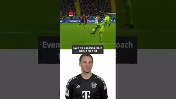 🔥 Neuer commente son geste technique complètement fou ! #shorts