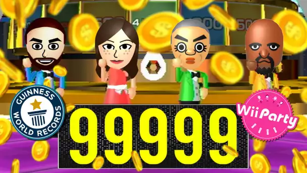 ON A REUSSI LE RECORD 99999 SUR LA ROUE DE LA CHANCE WII PARTY !