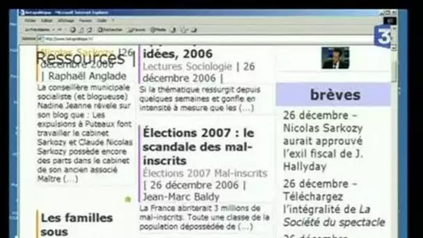 Internet : blogs des hommes politiques