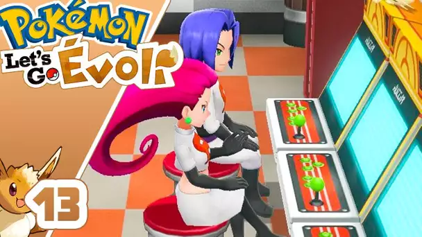 LA TEAM ROCKET AU CASINO - POKEMON LET&#039;S GO EVOLI ~13~ COOP