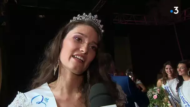 La périgourdine Justine Delmas couronnée Miss Aquitaine à Bergerac