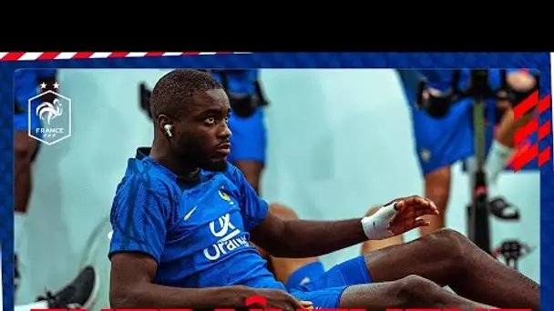 La préparation dans le vestiaire, Equipe de France I FFF 2022