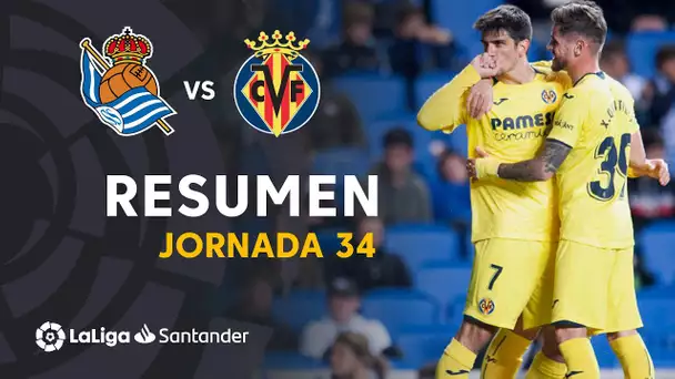 Resumen de Real Sociedad vs Villarreal CF (0-1)