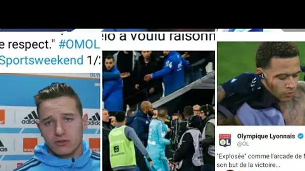 OM-OL: Thauvin menace OL/Aulas taille Rami/Garcia critique arbitrage, mitroglou, menes taill marcelo