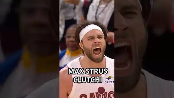 Max Strus drills a clutch three for the Cavs!