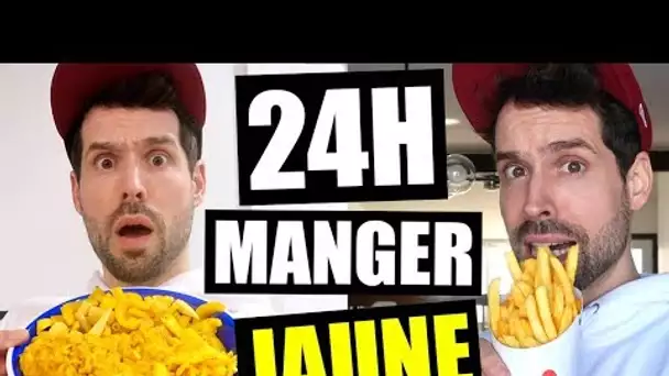 JE MANGE QUE LA NOURRITURE JAUNE PENDANT 24H - HUBY