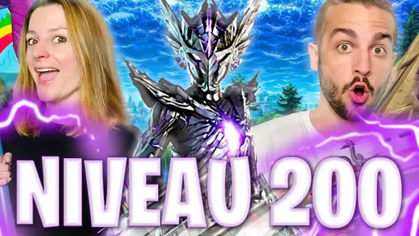 ON EST PALIER 200 ET ON DEBLOQUE LE DERNIER SKIN RUNIQUE ! FORTNITE DUO