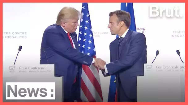 Au G7, Donald Trump et Emmanuel Macron se sont très bien entendus