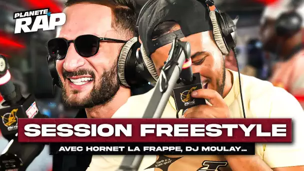 SESSION FREESTYLE avec Hornet La Frappe, Dj Moulay, M16, Mc Majhoul & Bessif ! #PlanèteRap