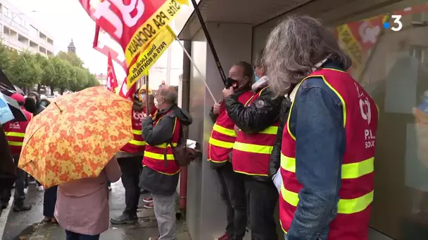 Montbéliard : Rassemblement de soutien devant l'entreprise de nettoyage ACM