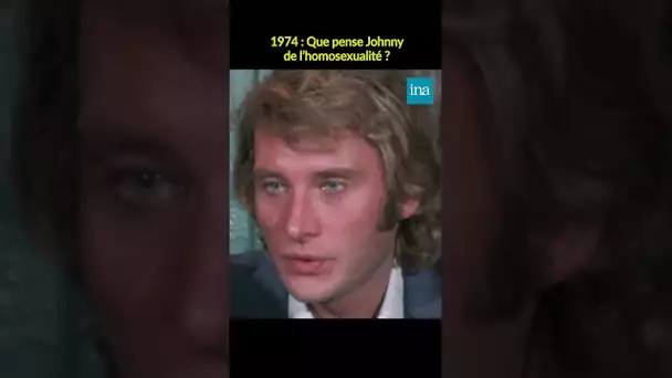 Johnny Hallyday et l'homosexualité #INA #shorts