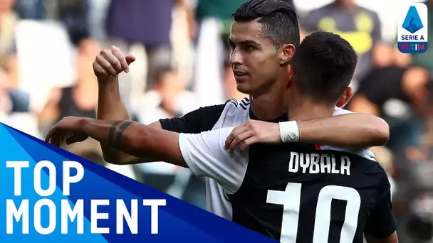 Ronaldo scores header on return from injury! | Juventus 2-0 Spal | Top Moment | Serie A