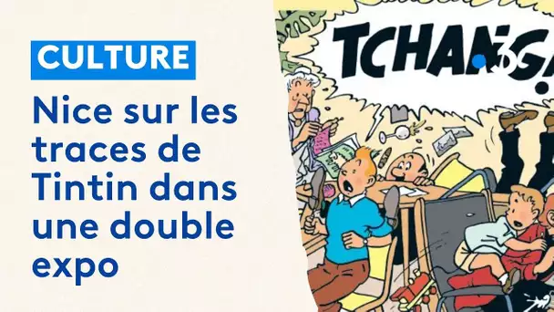 Nice part sur les traces de Tintin dans une double exposition