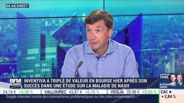 Frédéric Cren (Inventiva) : Inventiva a triplé de valeur en Bourse hier