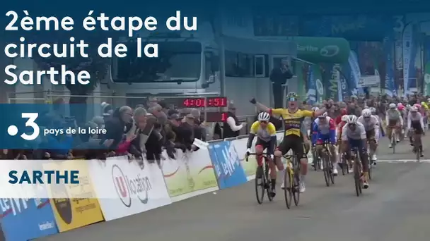 Cyclisme : 2ème étape du circuit de la Sarthe 2022, arrivée au sprint au Lude