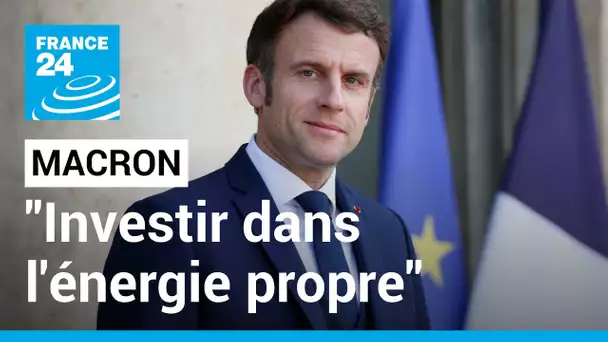 Macron : "Le bouclier anti-vie chère, c'est l'écologie" • FRANCE 24