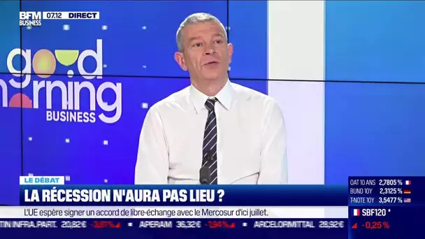 Nicolas Doze face à Jean-Marc Daniel : La récession n'aura pas lieu ?