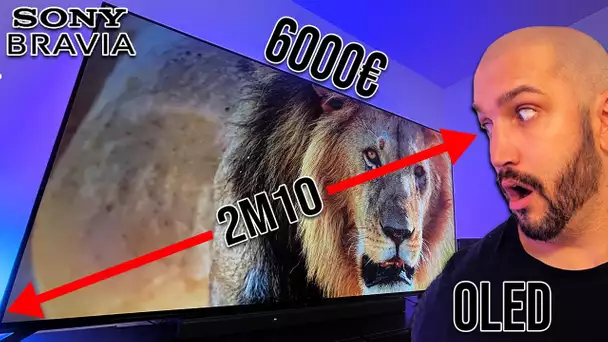 JE TESTE UNE TV 4K OLED D’UNE VALEUR DE 6500 EUROS ! SONY BRAVIA XR A90J !