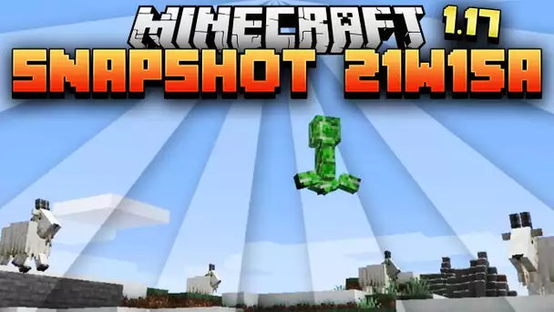 Des chèvres explosives - Minecraft 1.17 Snapshot 21w15