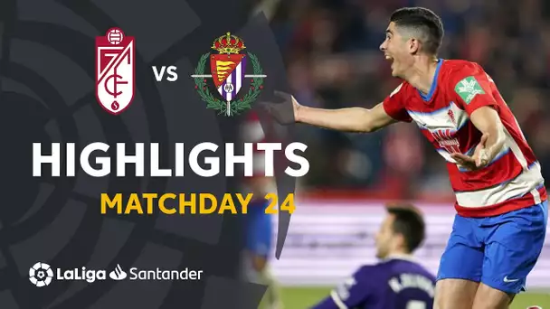 Highlights Granada CF vs Real Valladolid (2-1)