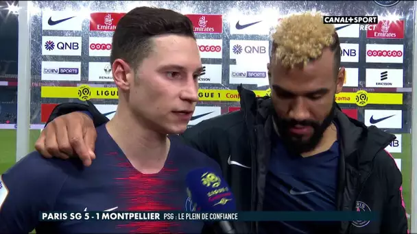 PSG / Montpellier : Les réactions d'Eric Choupo-Moting et Julian Draxler