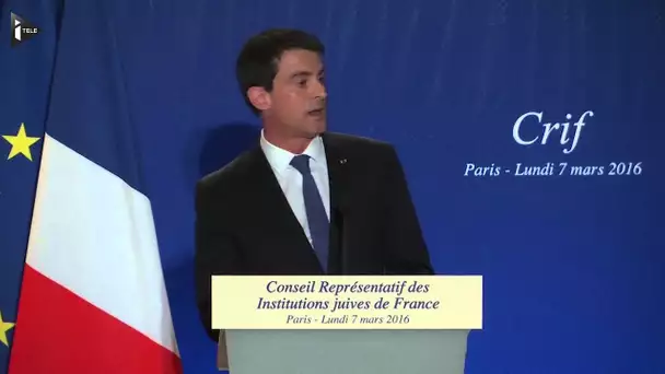 Quand Manuel Valls compare antisionisme et antisémitisme