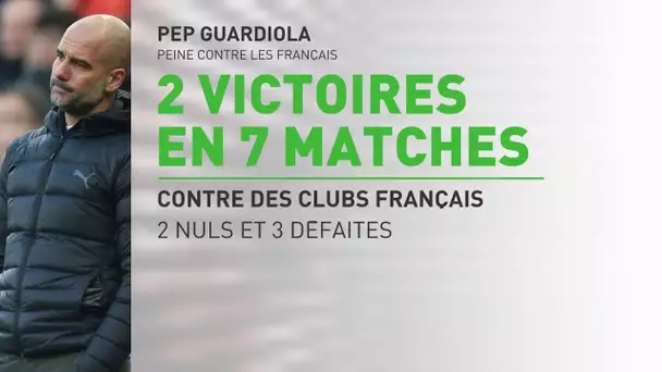 Guardiola : 2 victoires en 7 matches
