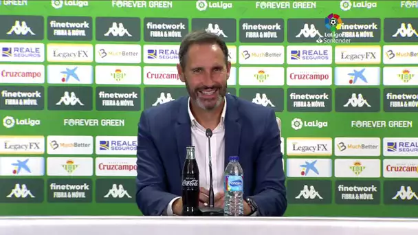 Rueda de prensa Real Betis vs RCD Espanyol de Barcelona