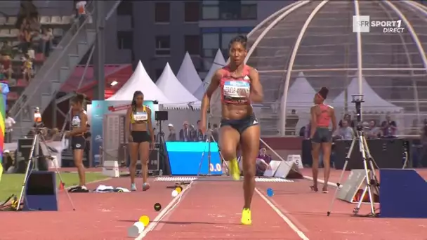 Meeting de Marseille 2018 : Eloyse Lesueur avec 6,80 m à la longueur