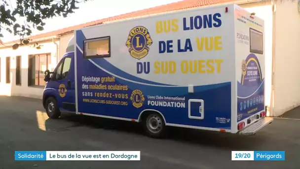 Solidarité : le bus de la vue est en Dordogne