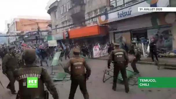 Chili : heurts violents à Temuco entre des manifestants mapuches et la police